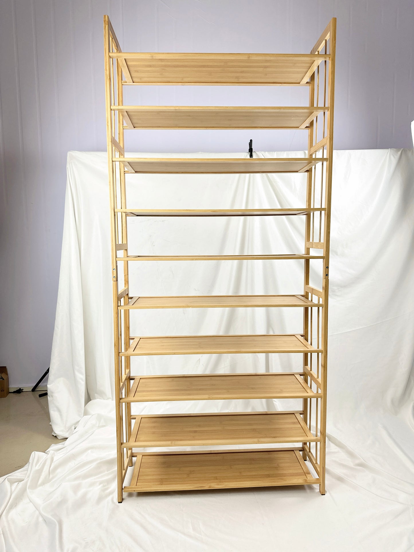 Ekkio 10-Tiers Bamboo Shoe Rack - Cosy Abode