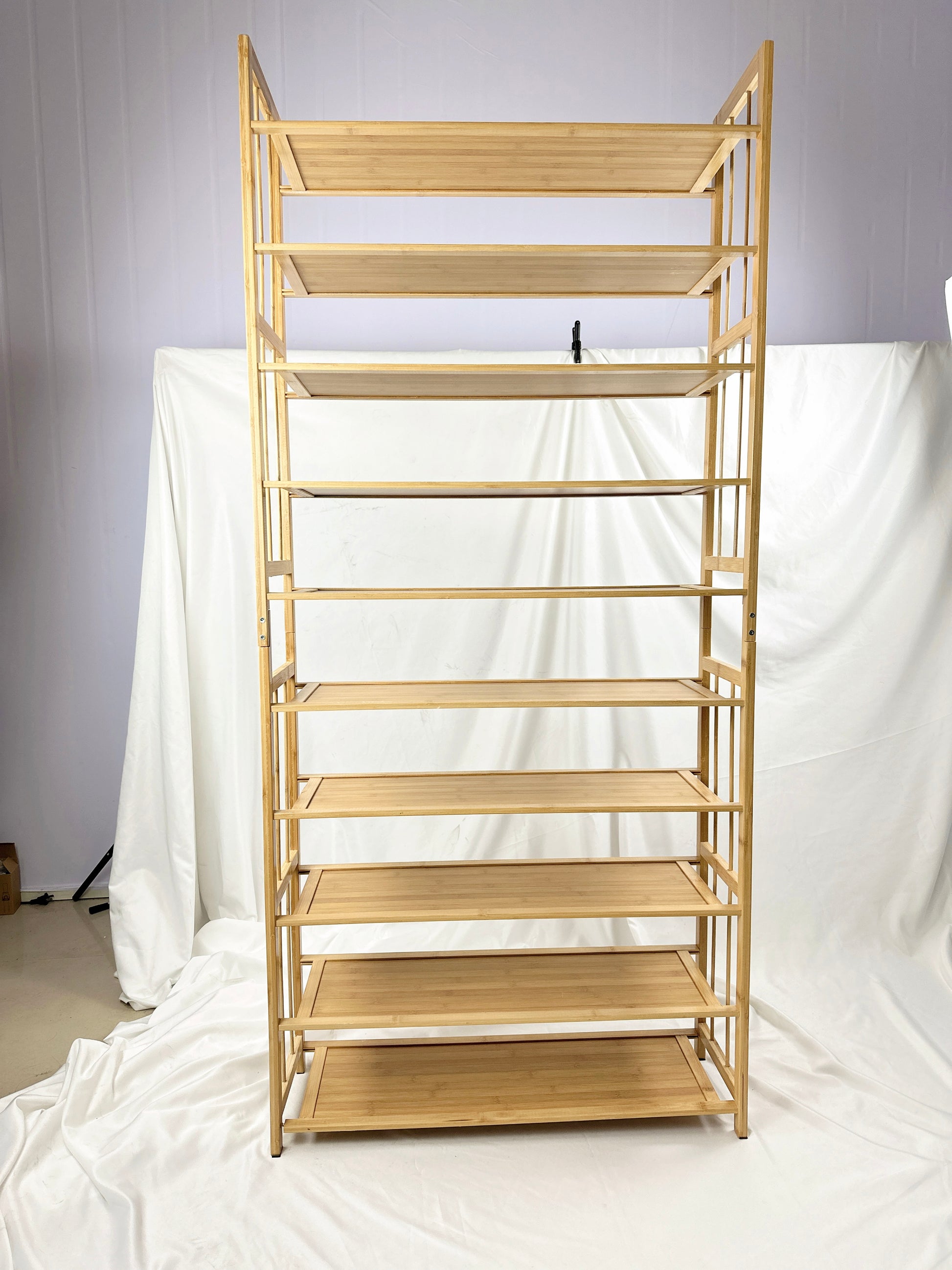 Ekkio 10-Tiers Bamboo Shoe Rack - Cosy Abode