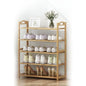 EKKIO 5 Tier Bamboo Shoe Rack Storage Organizer Stand Shelves - Cosy Abode
