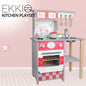 EKKIO Wooden Kitchen Playset for Kids (European Style Kitchen Set) - Cosy Abode