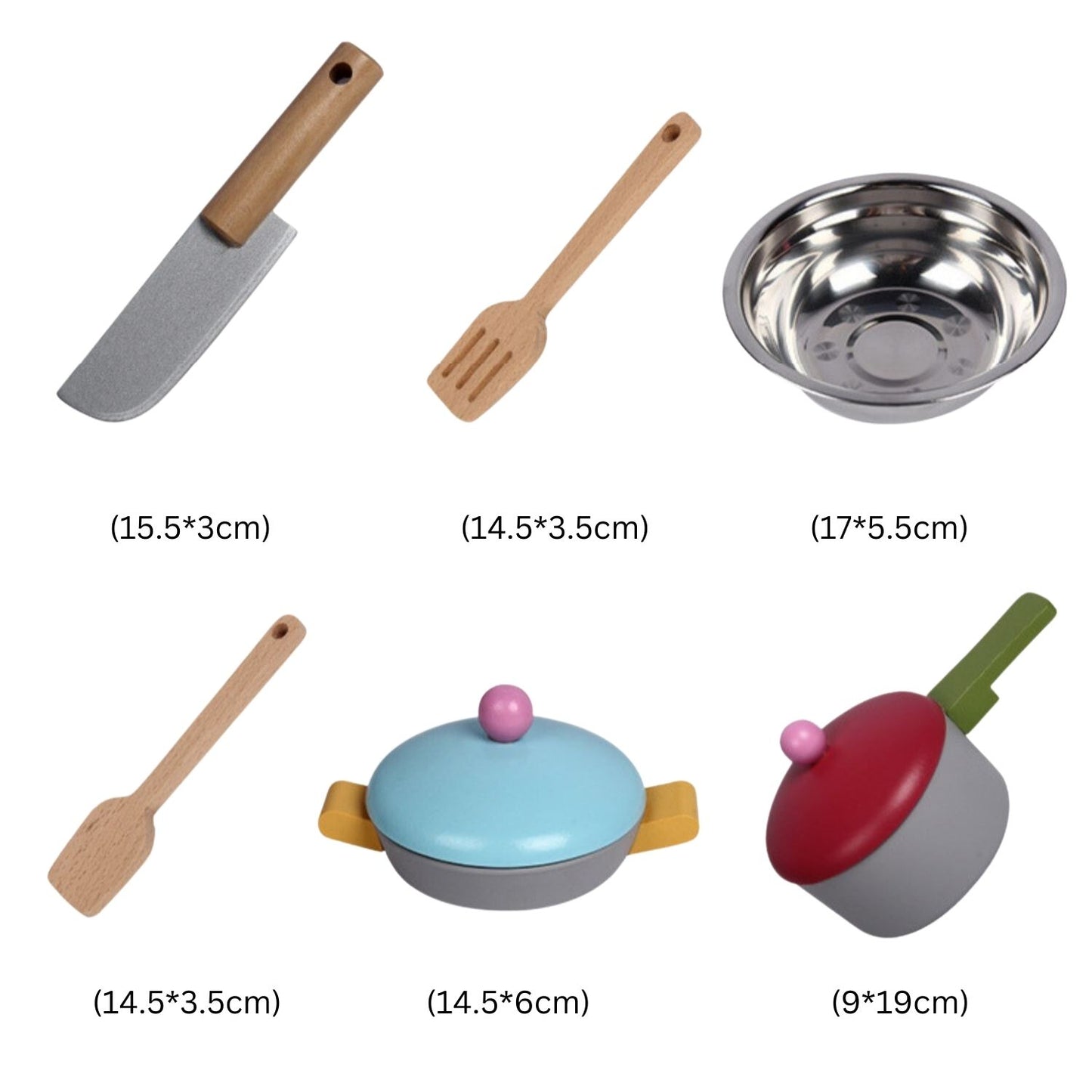 EKKIO Wooden Kitchen Playset for Kids (European Style Kitchen Set) - Cosy Abode