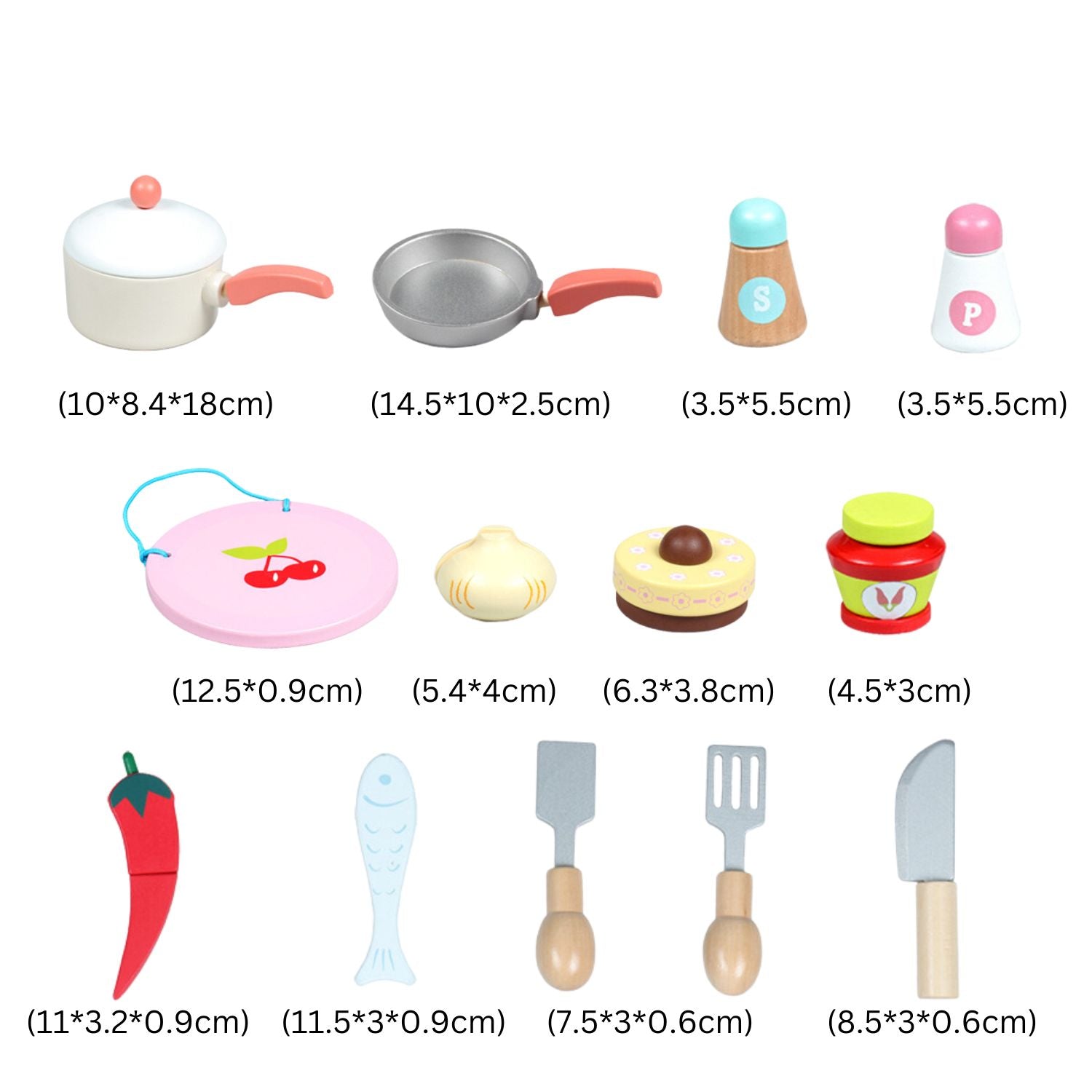 EKKIO Wooden Kitchen Playset for Kids (Japanese Style Kitchen Set, Pink) - Cosy Abode