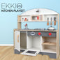 EKKIO Wooden Kitchen Playset for Kids (Minimalist) - Cosy Abode