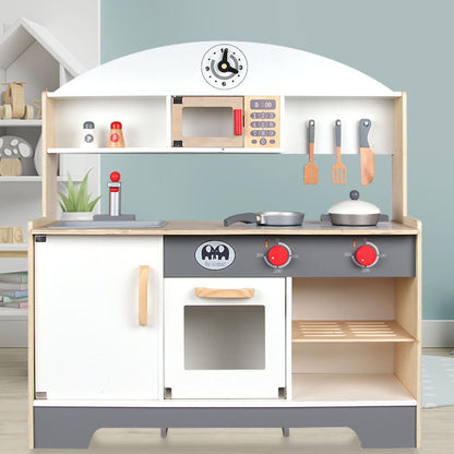 EKKIO Wooden Kitchen Playset for Kids (Minimalist) - Cosy Abode