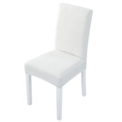 GOMINIMO 6pcs Dining Chair Slipcovers/ Protective Covers (White) - Cosy Abode