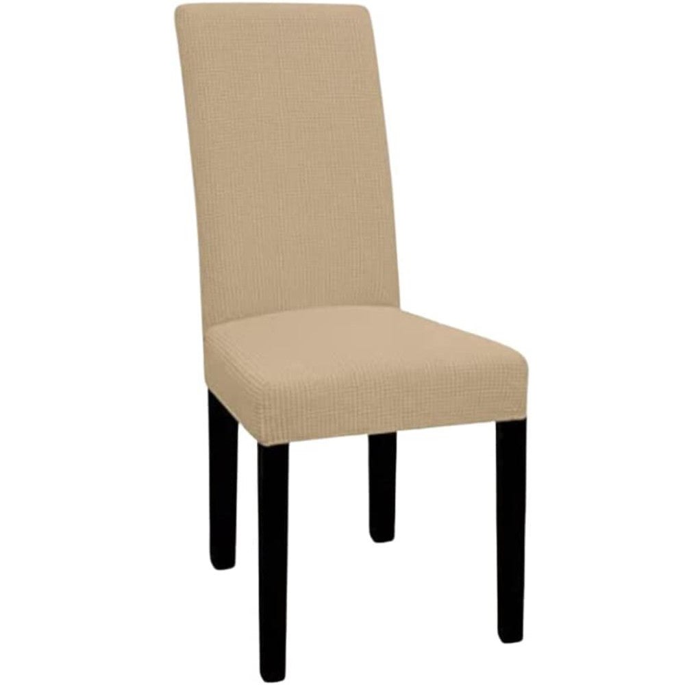 GOMINIMO 6pcs Dining Chair Slipcovers/ Protective Covers (Camel) - Cosy Abode