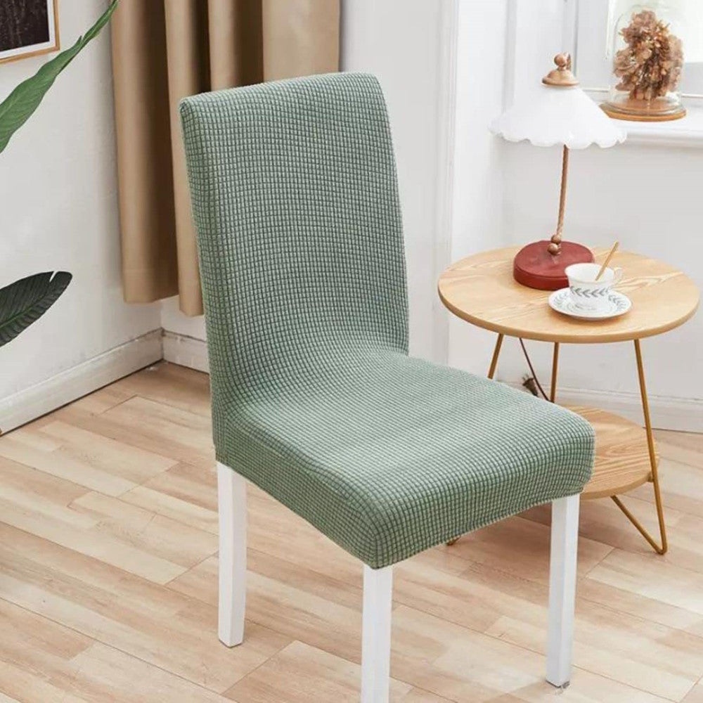 GOMINIMO 6pcs Dining Chair Slipcovers/ Protective Covers (Pea Green) - Cosy Abode