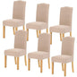 GOMINIMO 6pcs Dining Chair Slipcovers/ Protective Covers (Ivory) - Cosy Abode