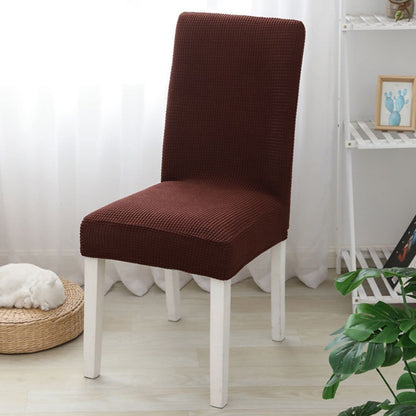 GOMINIMO 6pcs Dining Chair Slipcovers/ Protective Covers (Dark Brown) - Cosy Abode