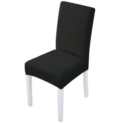 GOMINIMO 6pcs Dining Chair Slipcovers/ Protective Covers (Black) - Cosy Abode
