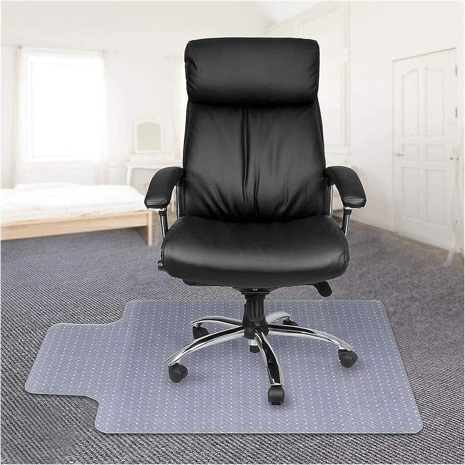 GOMINIMO PVC Chair Mat Floor Carpet (135x114cm) - Cosy Abode