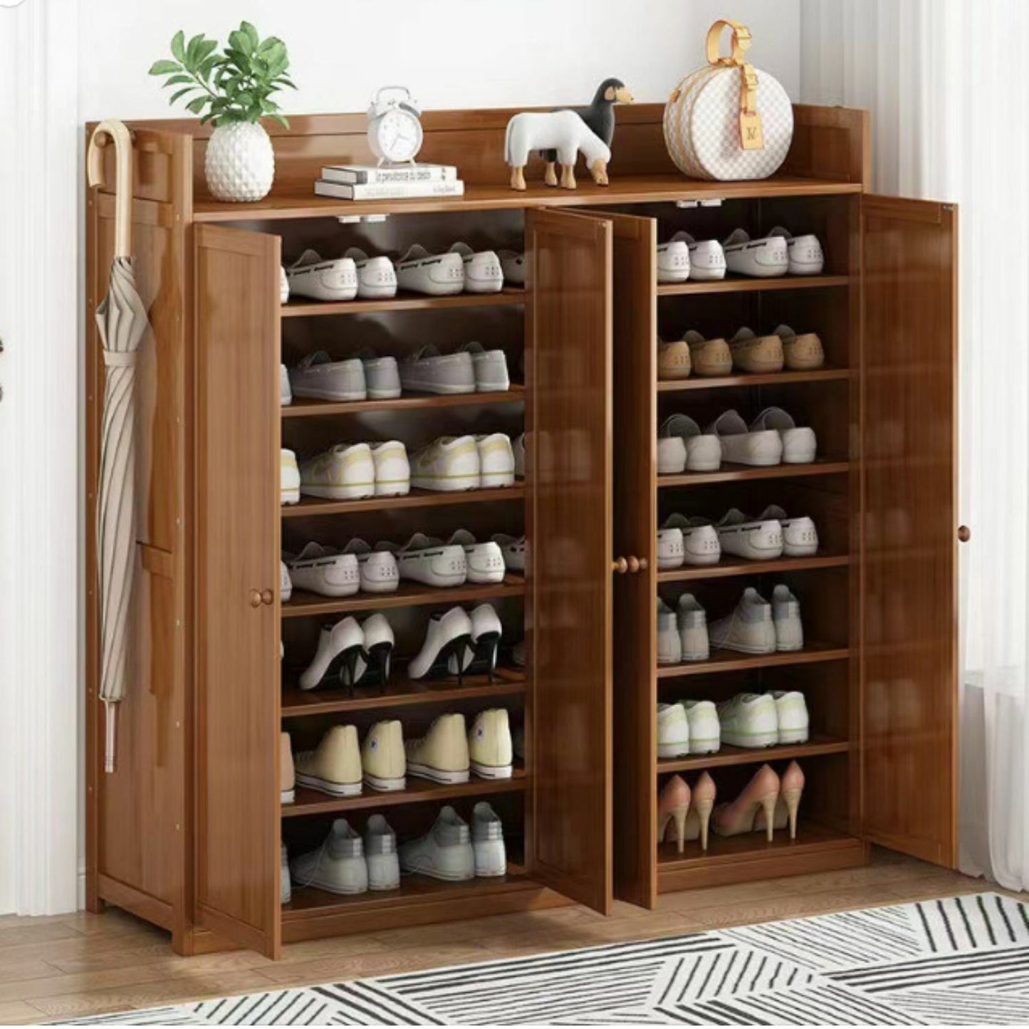 GOMINIMO New Flat Shoe Organiser 8 layers - Cosy Abode