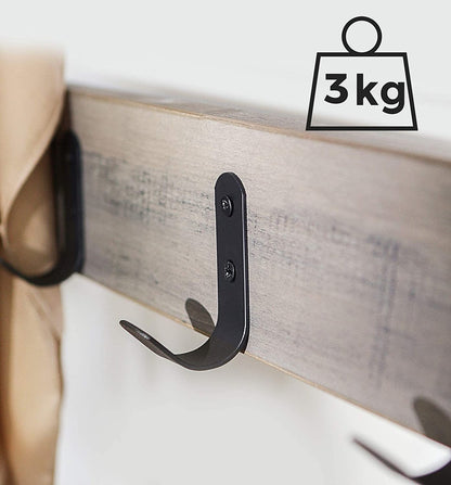 VASAGLE Coat Rack Stand 175cm Greige - Cosy Abode