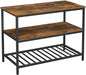 VASAGLE Kitchen Shelf Rustic Brown and Black - Cosy Abode