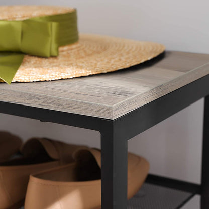 VASAGLE Shoe Rack 3 Tier Greige - Cosy Abode