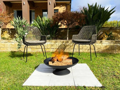 Black Lassen Cast Iron Fire Pit - Cosy Abode