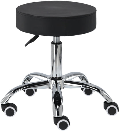 Salon Stool - Adjustable Swivel Round Chair - Pedicure Beauty Hairdressing - Cosy Abode