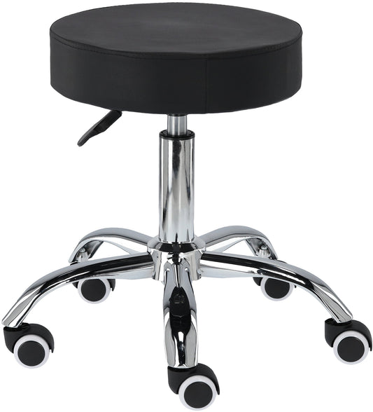 Salon Stool - Adjustable Swivel Round Chair - Pedicure Beauty Hairdressing - Cosy Abode