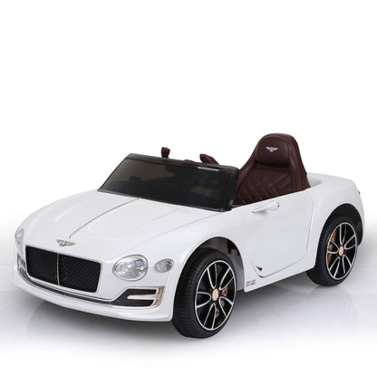 Kahuna Bentley Exp 12 Speed 6E Licensed Kids Ride On Electric Car Remote Control - White - Cosy Abode