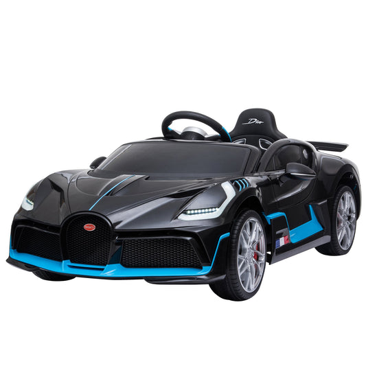 Kahuna Licensed Bugatti Divo Kids Electric Ride On Car - Black - Cosy Abode