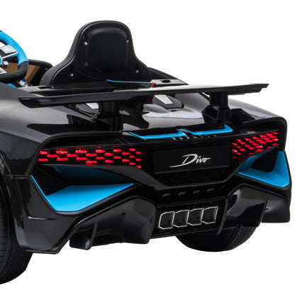 Kahuna Licensed Bugatti Divo Kids Electric Ride On Car - Black - Cosy Abode