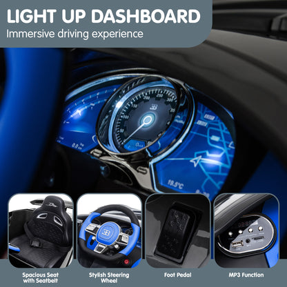 Kahuna Licensed Bugatti Divo Kids Electric Ride On Car - Blue - Cosy Abode
