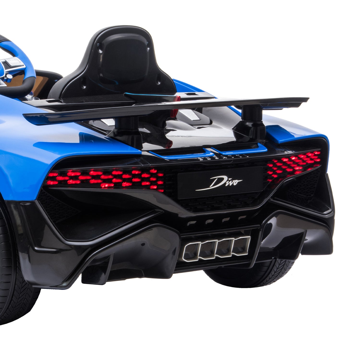 Kahuna Licensed Bugatti Divo Kids Electric Ride On Car - Blue - Cosy Abode