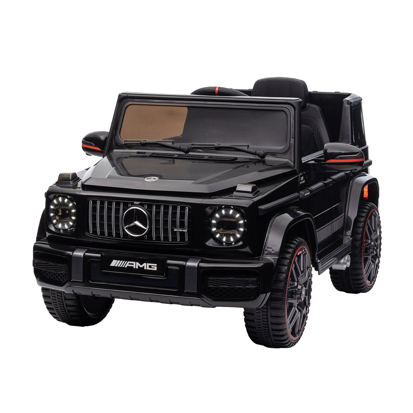Kahuna Mercedes Benz AMG G63 Licensed Kids Ride On Electric Car Remote Control - Black - Cosy Abode