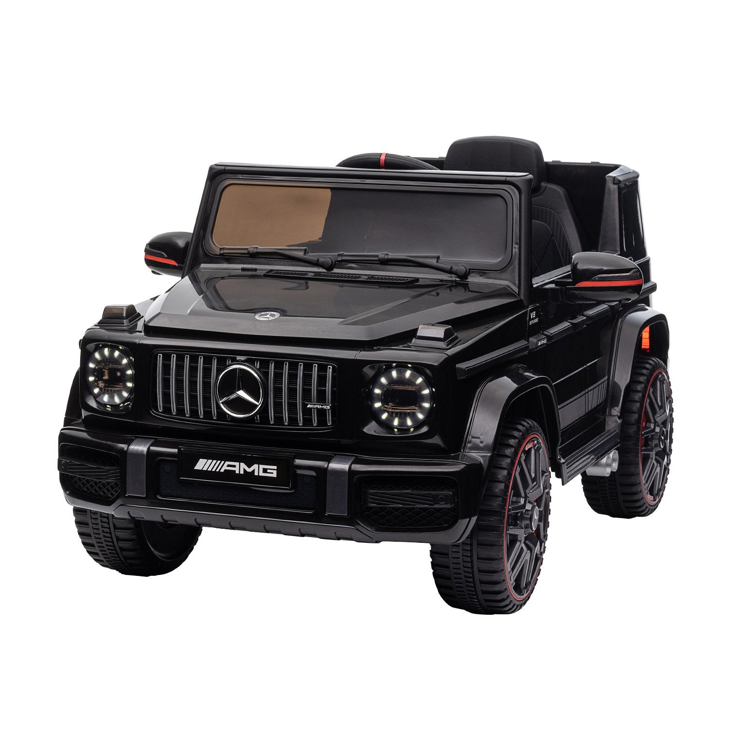 Kahuna Mercedes Benz AMG G63 Licensed Kids Ride On Electric Car Remote Control - Black - Cosy Abode