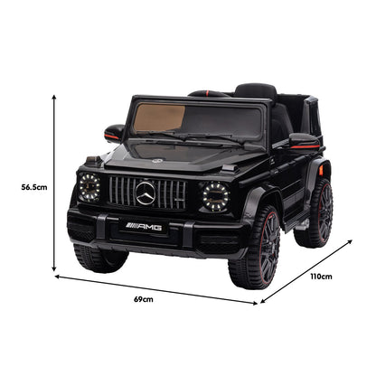 Kahuna Mercedes Benz AMG G63 Licensed Kids Ride On Electric Car Remote Control - Black - Cosy Abode