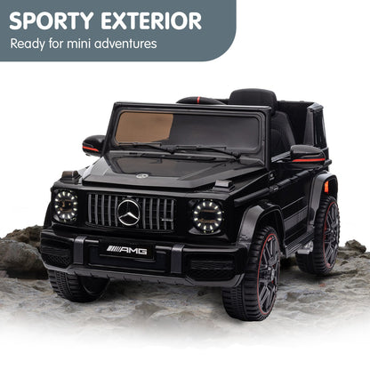 Kahuna Mercedes Benz AMG G63 Licensed Kids Ride On Electric Car Remote Control - Black - Cosy Abode