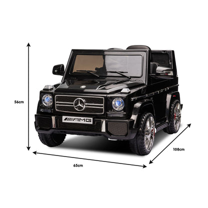 Kahuna Mercedes Benz AMG G65 Licensed Kids Ride On Electric Car Remote Control - Black - Cosy Abode