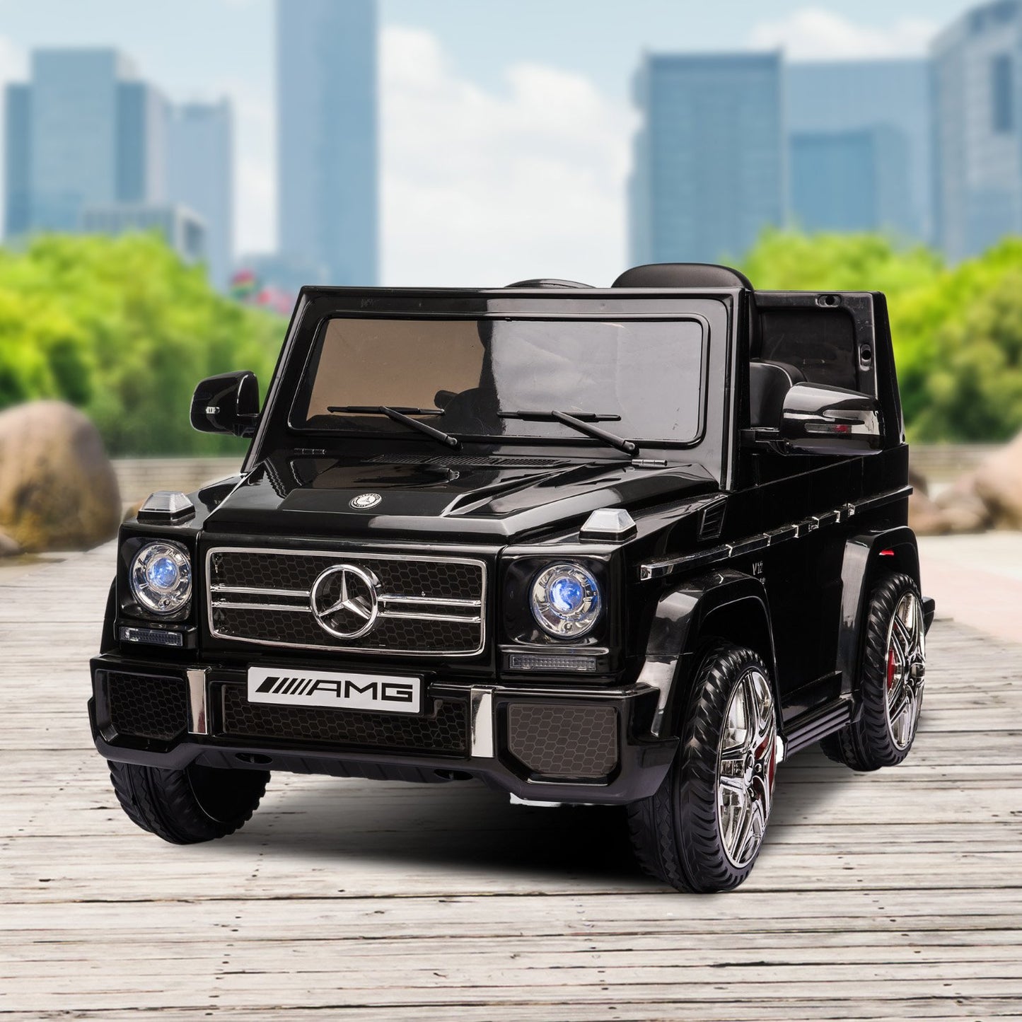 Kahuna Mercedes Benz AMG G65 Licensed Kids Ride On Electric Car Remote Control - Black - Cosy Abode