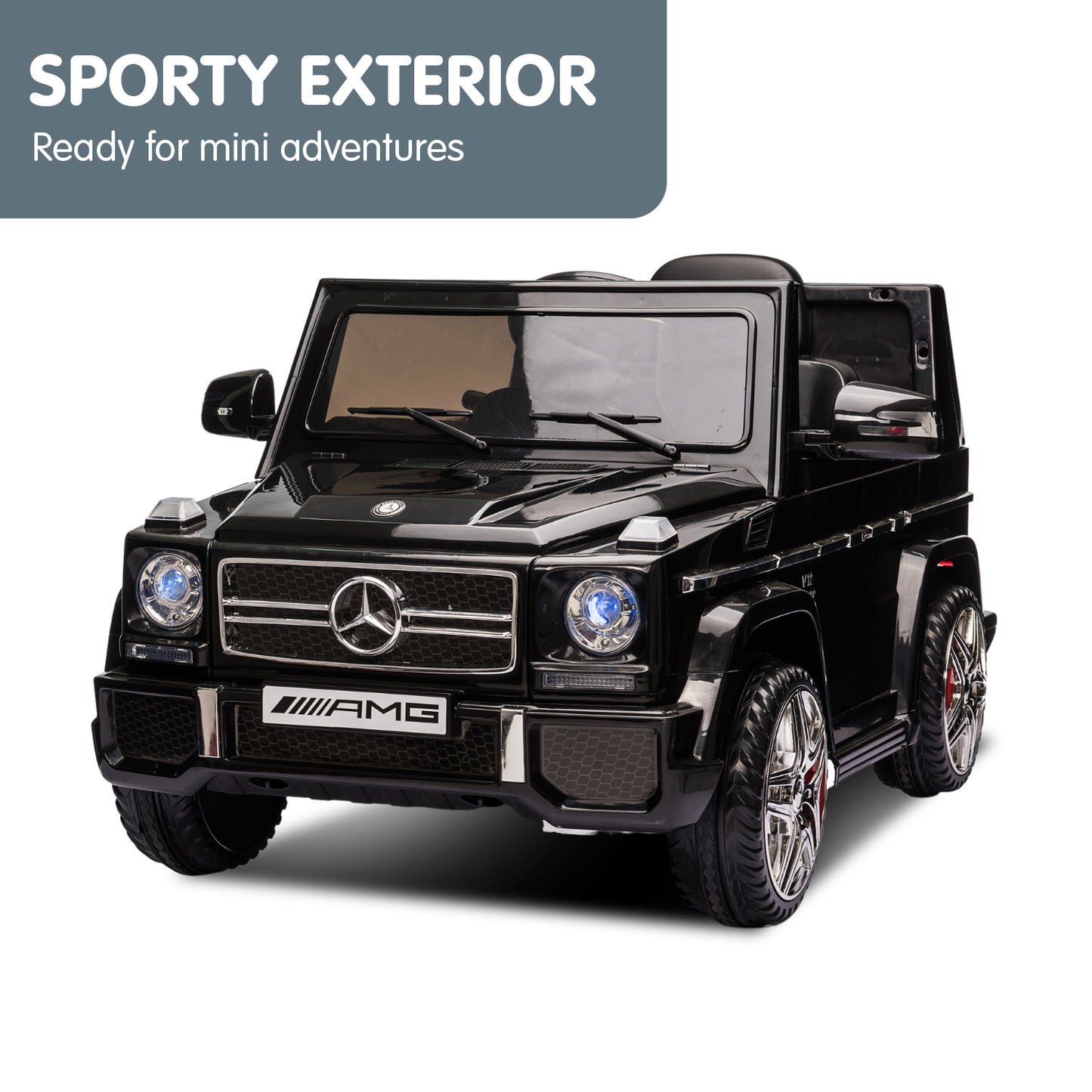 Kahuna Mercedes Benz AMG G65 Licensed Kids Ride On Electric Car Remote Control - Black - Cosy Abode