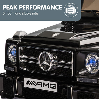 Kahuna Mercedes Benz AMG G65 Licensed Kids Ride On Electric Car Remote Control - Black - Cosy Abode