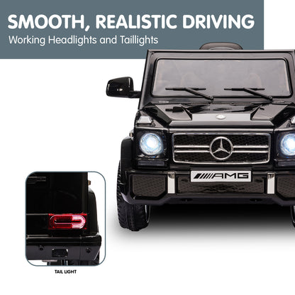 Kahuna Mercedes Benz AMG G65 Licensed Kids Ride On Electric Car Remote Control - Black - Cosy Abode