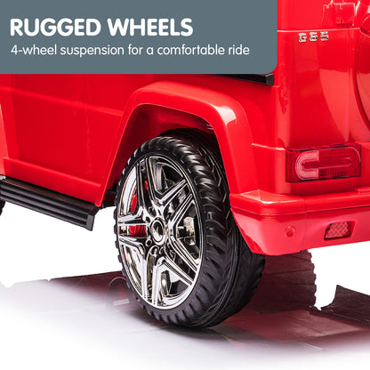 Kahuna Mercedes Benz AMG G65 Licensed Kids Ride On Electric Car with RC - Red - Cosy Abode