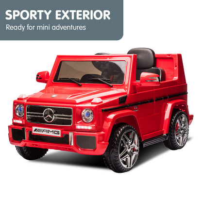 Kahuna Mercedes Benz AMG G65 Licensed Kids Ride On Electric Car with RC - Red - Cosy Abode