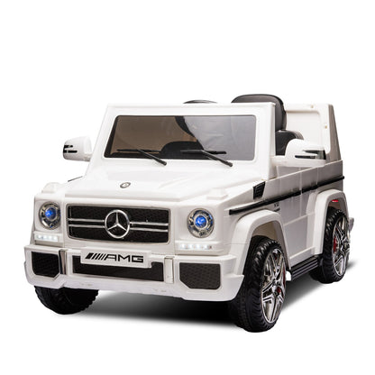 Kahuna Mercedes Benz AMG G65 Licensed Kids Ride On Electric Car Remote Control - White - Cosy Abode