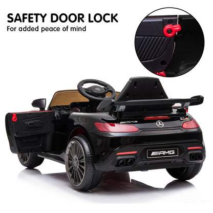 Kahuna Mercedes Benz Licensed Kids Electric Ride On Car Remote Control - Black - Cosy Abode