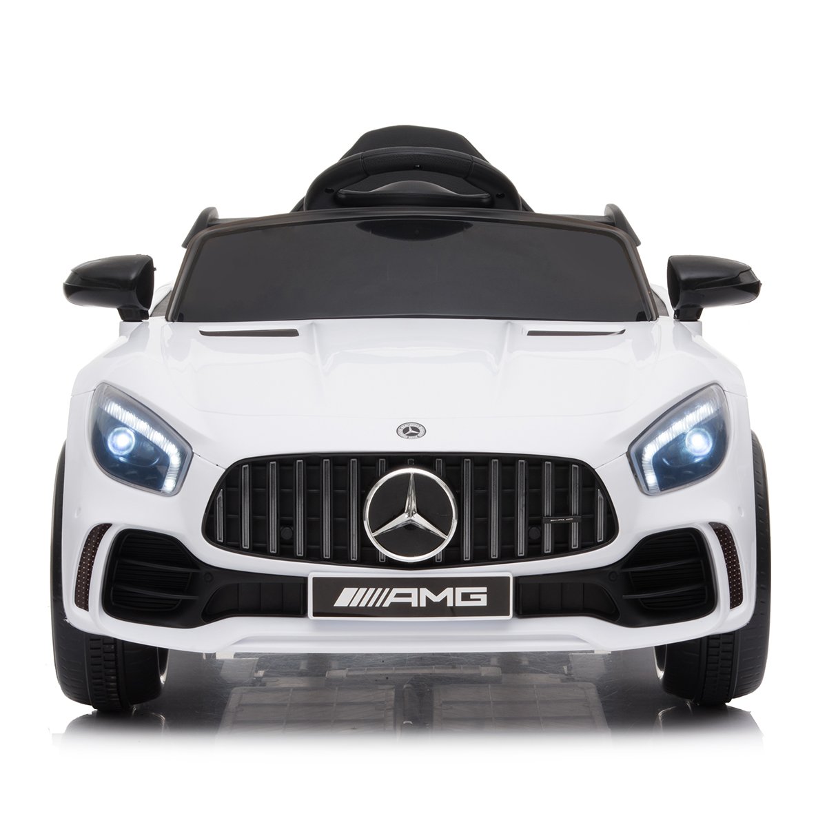 Kahuna Mercedes Benz Licensed Kids Electric Ride On Car Remote Control - White - Cosy Abode