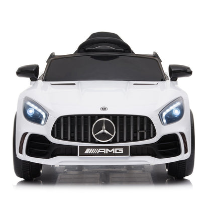 Kahuna Mercedes Benz Licensed Kids Electric Ride On Car Remote Control - White - Cosy Abode