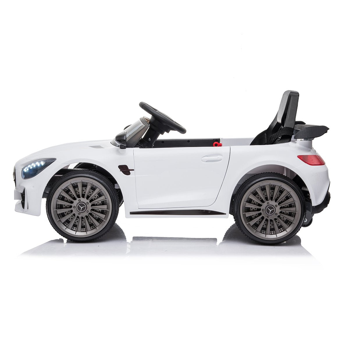 Kahuna Mercedes Benz Licensed Kids Electric Ride On Car Remote Control - White - Cosy Abode
