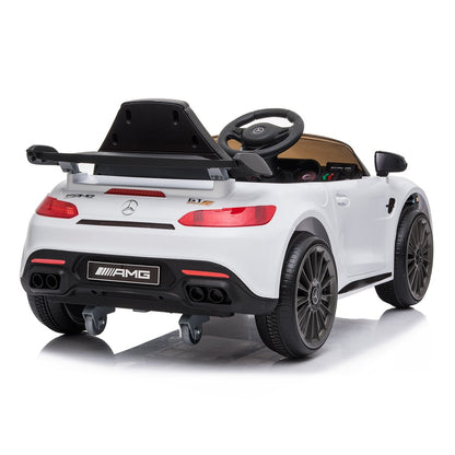 Kahuna Mercedes Benz Licensed Kids Electric Ride On Car Remote Control - White - Cosy Abode