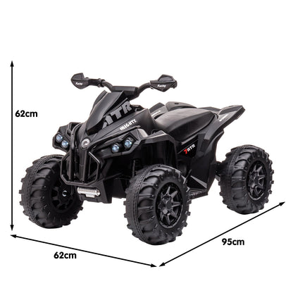 Kahuna GTS99 Kids Electric Ride On Quad Bike Toy ATV 50W - Black - Cosy Abode