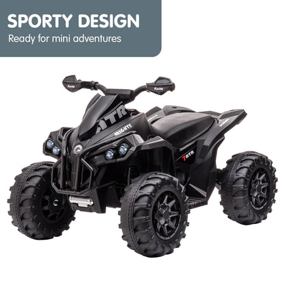 Kahuna GTS99 Kids Electric Ride On Quad Bike Toy ATV 50W - Black - Cosy Abode