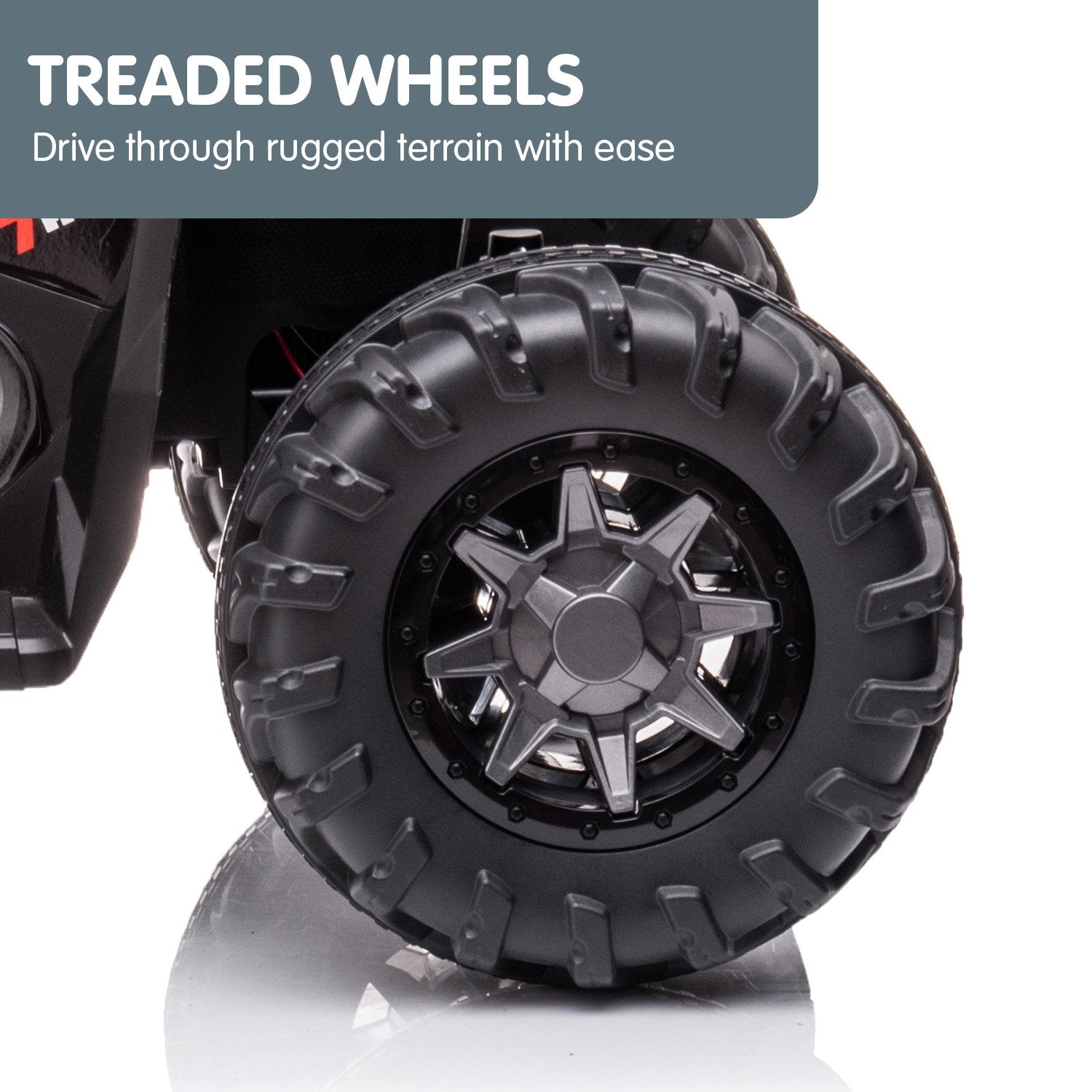 Kahuna GTS99 Kids Electric Ride On Quad Bike Toy ATV 50W - Black - Cosy Abode