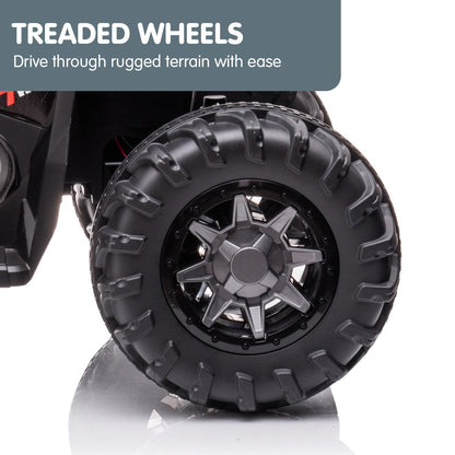 Kahuna GTS99 Kids Electric Ride On Quad Bike Toy ATV 50W - Black - Cosy Abode
