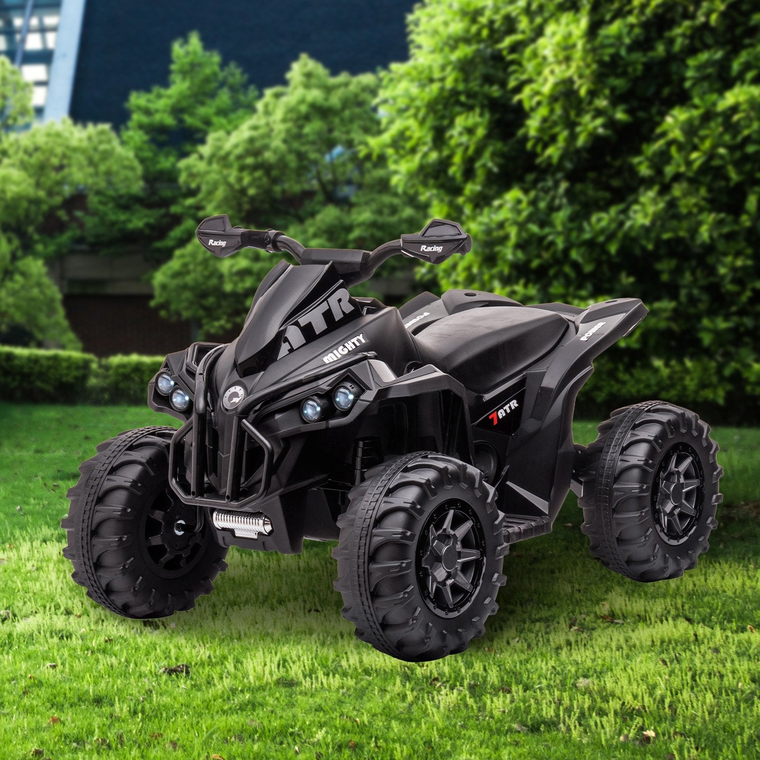 Kahuna GTS99 Kids Electric Ride On Quad Bike Toy ATV 50W - Black - Cosy Abode