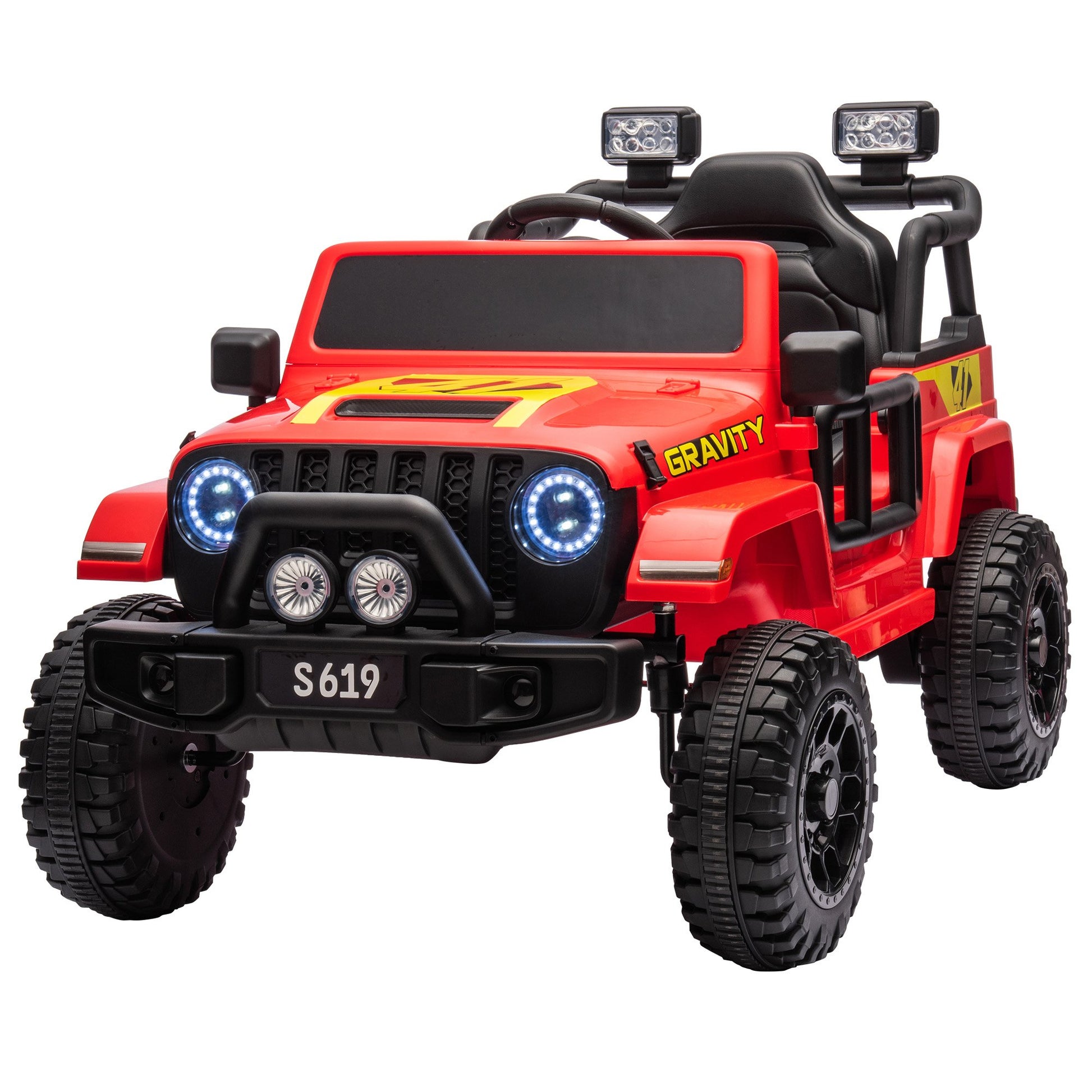 Kahuna S619 Gravity Kids Electric Ride On Car - Red - Cosy Abode